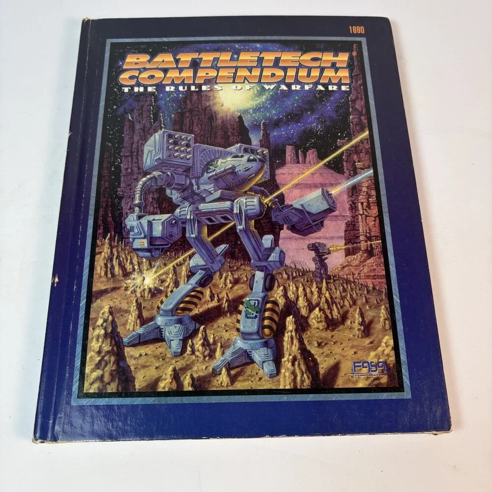 BattleTech Compendium: The Rules of Warfare FASA Hardcover 1994 Tabletop RPG